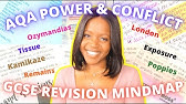 Power and Conflict Poetry Revision: Mind Map Of All 15 Poems! 2025 English GCSE Exams Revision!