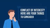 What is a conflict of interest?