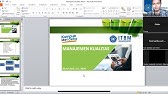 Belajar Pengelolaan Kualitas - Materi Kuliah Manajemen Operasional Pertemuan 7 #akmilchannel