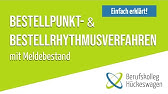 Bestellpunktverfahren & Bestellrhythmusverfahren einfach erklärt | Berechnung mit Meldebestand