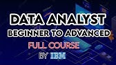 IBM Data Analyst Complete Course | Data Analyst Tutorial For Beginners,