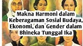 Makna Harmoni dalam Keberagaman Sosial Budaya, Ekonomi, dan Gender dalam Bhineka Tunggal Ika