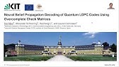 [ITW 2023] Neural belief propagation decoding of quantum LDPC codes using overcomplete check matrice