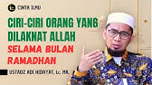 NGERI!! Ini Ciri-ciri Orang Yang Dilaknat Allah Selama Bulan Ramadhan - Ustadz Adi Hidayat, Lc. MA.