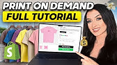 How to Start Print on Demand (STEP BY STEP) FREE COURSE