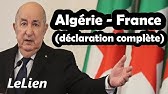 Tebboune hausse le ton et pose ses conditions à la France sur la mémoire (déclaration complète).