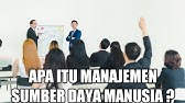 MANAJEMEN SUMBER DAYA MANUSIA