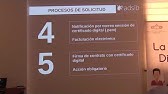 ADSIB certificación para firma digital