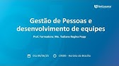 AULA 1 - Gestão de Pessoas e desenvolvimento de equipes