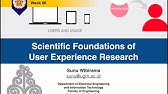 UX-06a-Scientific Foundations of UX Research (part 1)