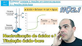 Titulação ácido-base | Neutralização de ácidos e bases | 11Q2.1