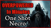 One Shot Necromancer Build & 1-50 FAST Leveling Guide | Diablo 4