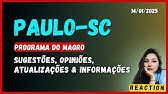 PAULO-SC "ALGUMAS SUGESTÕES, OPINIÕES & ATUALIZAÇÕES"