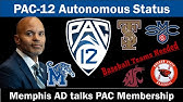 PAC-12 Getting their Autonomous Status Back? - Plus Memphis AD Comments and Olympic Sports