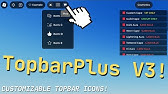 create CUSTOM topbar icons! - TopbarPlus V3