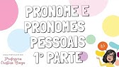 PRONOME e Pronomes Pessoais (1° parte)