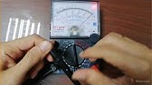 Multimeter zero ohm adjustment