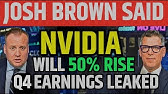 Josh Brown Said Nvidia Will Rise 50% | NVDA Stock Latest News