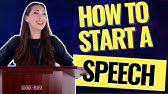 How to Start a Speech: The Best (and Worst) Speech Openers