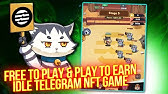 FREE TO PLAY NFT GAME - Idle Telegram Game - Defi Cattos Token AIRDROP - MALAKI TO GUYS!