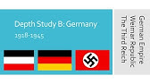 Depth Studies B: Germany, 1918-45 (Part 1 of 4)