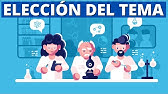 Elección del TEMA DE INVESTIGACIÓN (con EJEMPLOS)🕵‍♂📝