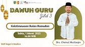 [Dawuh Guru Jilid 3 Eps. 1] Keutamaan Bulan Ramadhan - Drs. Choirul Muttaqin - SMP Negeri 3 Madiun