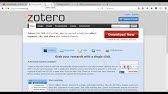 Cómo usar Zotero versión 5.0 y anteriores. La Cartilla