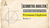Geometri Analitik Fase F | Persamaan Lingkaran Bagian 1 - Konsep Dasar dan Persamaan Lingkaran