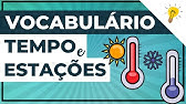 COMO FALAR AS ESTAÇÕES DO ANO EM INGLÊS + VOCABULÁRIO SOBRE TEMPO/CLIMA
