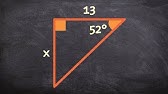 Using tangent to find the missing length of a triangle