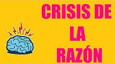 La crisis de la razón. La filosofía y el hombre.