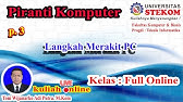 Langkah Merakit PC, Kuliah online Komputer di Universitas STEKOM Semarang.