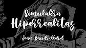 JEAN BAUDRILLARD - SIMULAKRA, HIPERREALITAS, DAN HOAKS