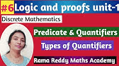 DM JNTUH R18 | Predicates & Quantifiers | Discrete Mathematics | @ramareddymathsacademy