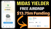 Midas Yielder Airdrop | Midas Airdrop listing | New crypto airdrops 2025 | Free airdrop 2025