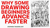 Why some drawing beginners advance faster