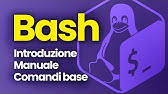 GUIDA a BASH: INTRODUZIONE, MANUALE e COMANDI BASE