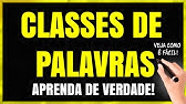 CLASSES DE PALAVRAS: Quais são as Classes Gramaticais? Aprenda Passo a Passo