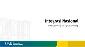 KEMAJEMUMAKN MASYARAKAT INDONESIA | INTEGRASI NASIONAL | Seri Kuliah Pendidikan Kewarganegaraan