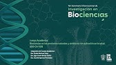 Viernes 5 Julio - Biociencias en los productos naturales y sintéticos con aplicación en la salud