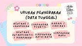UKURAN PENYEBARAN (DATA TUNGGAL)