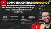 COMO Encontrar NICHOS LUCRATIVOS de BAIXA CONCORRÊNCIA no YouTube para CANAL DARK e MONETIZAR!