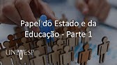 Políticas Educacionais e Estrutura e Organização da Educação Básica - Papel do Estado e da Educação