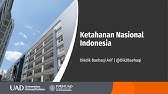 KETAHANAN NASIONAL INDONESIA | Seri Kuliah Pendidikan Kewarganegaraan