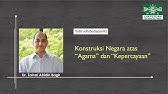 Politik Pengakuan Agama Leluhur di Indonesia (Part 1) - Dr. Zainal Abidin Bagir