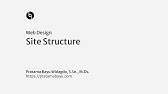 Web Design - Site Structure