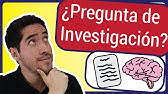 ¡TU PREGUNTA DE INVESTIGACIÓN EN 6 MINUTOS! (con EJEMPLOS) | Metodología Básica y no tan Básica