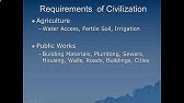 1 Early Civilizations and Requirements
