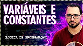 Aula 03 - VARIÁVEIS e CONSTANTES